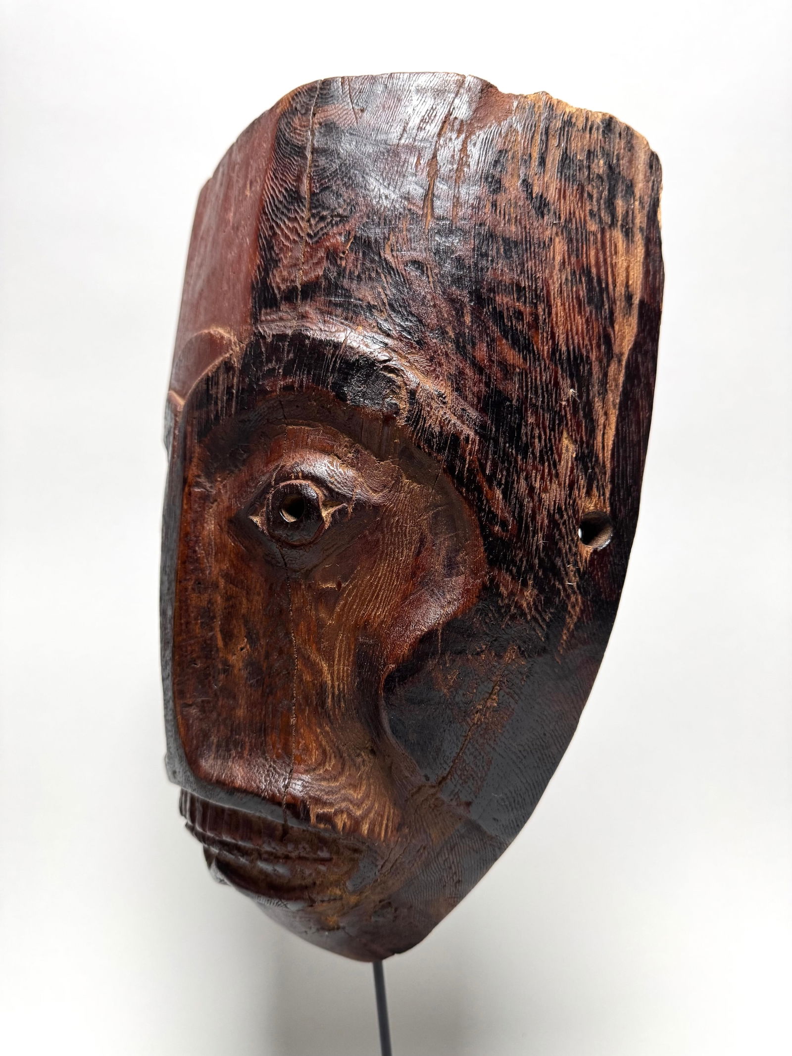 Old Inuit Eskimo Mask Alaska - 7