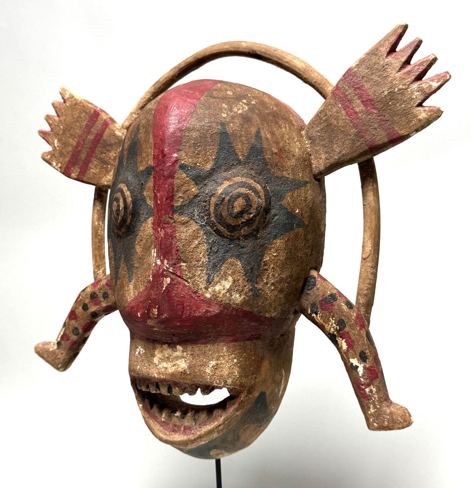 Inuit - Yua Mask made by the Yupik People who live on the West Coast of Alaska. - 2
