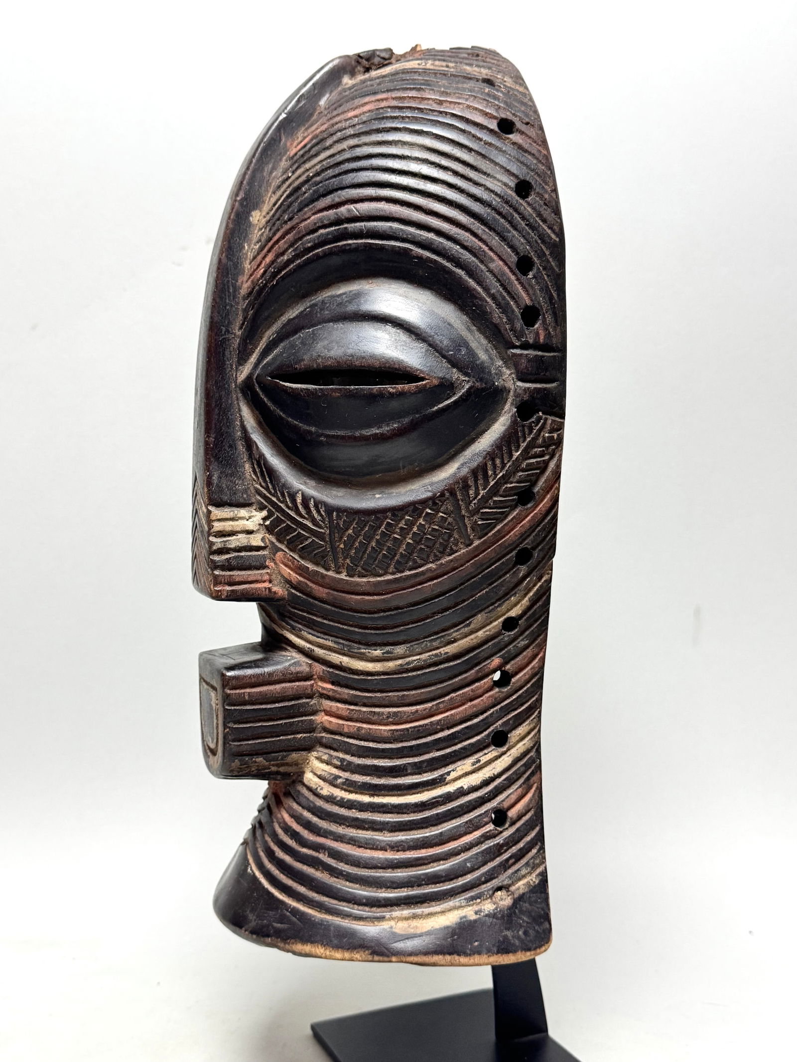 War Mask - Wood - Kifwebe - DR Congo - 7