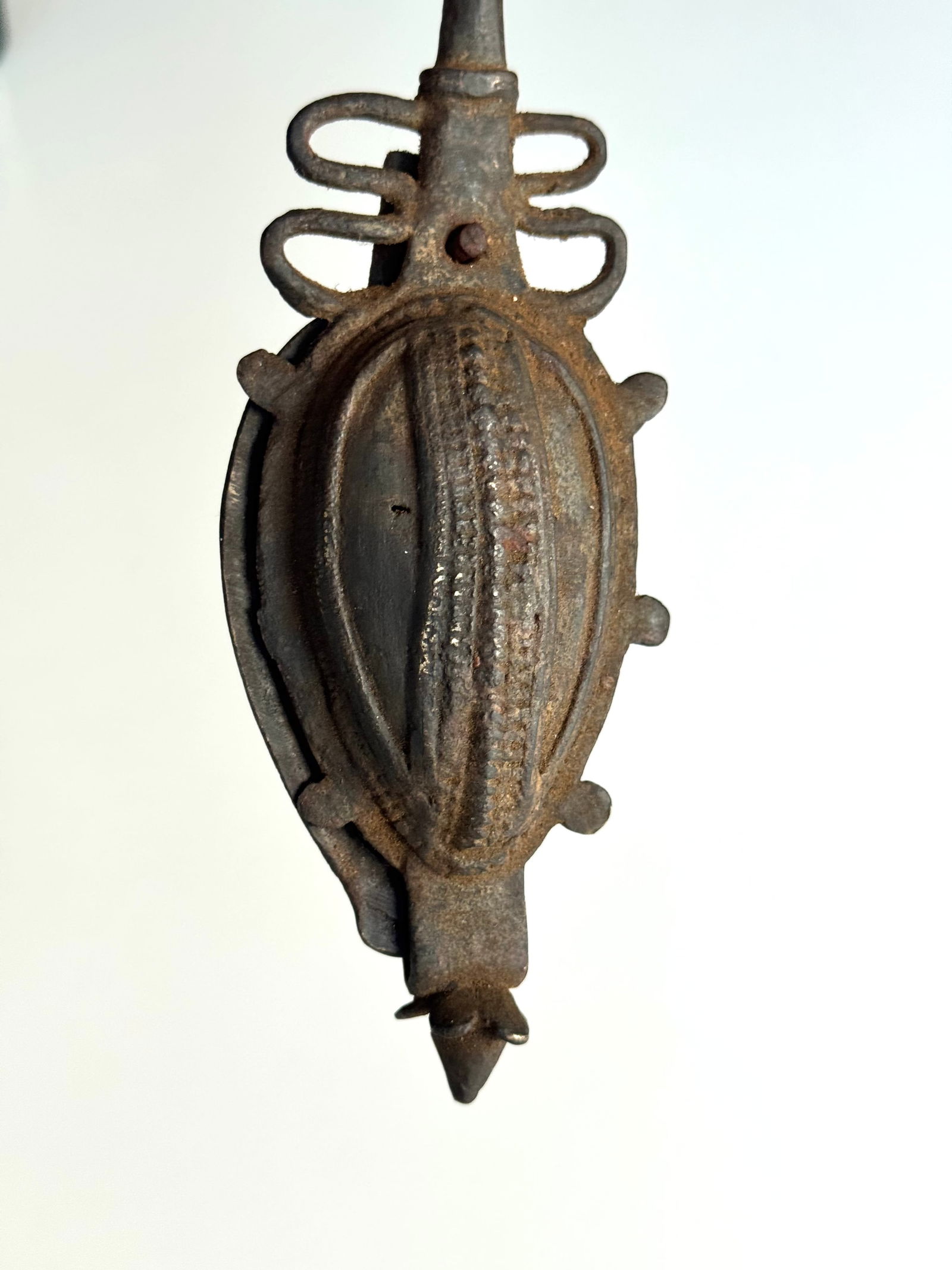 Antique Indian Bronze Ajal Kohl Container - 7