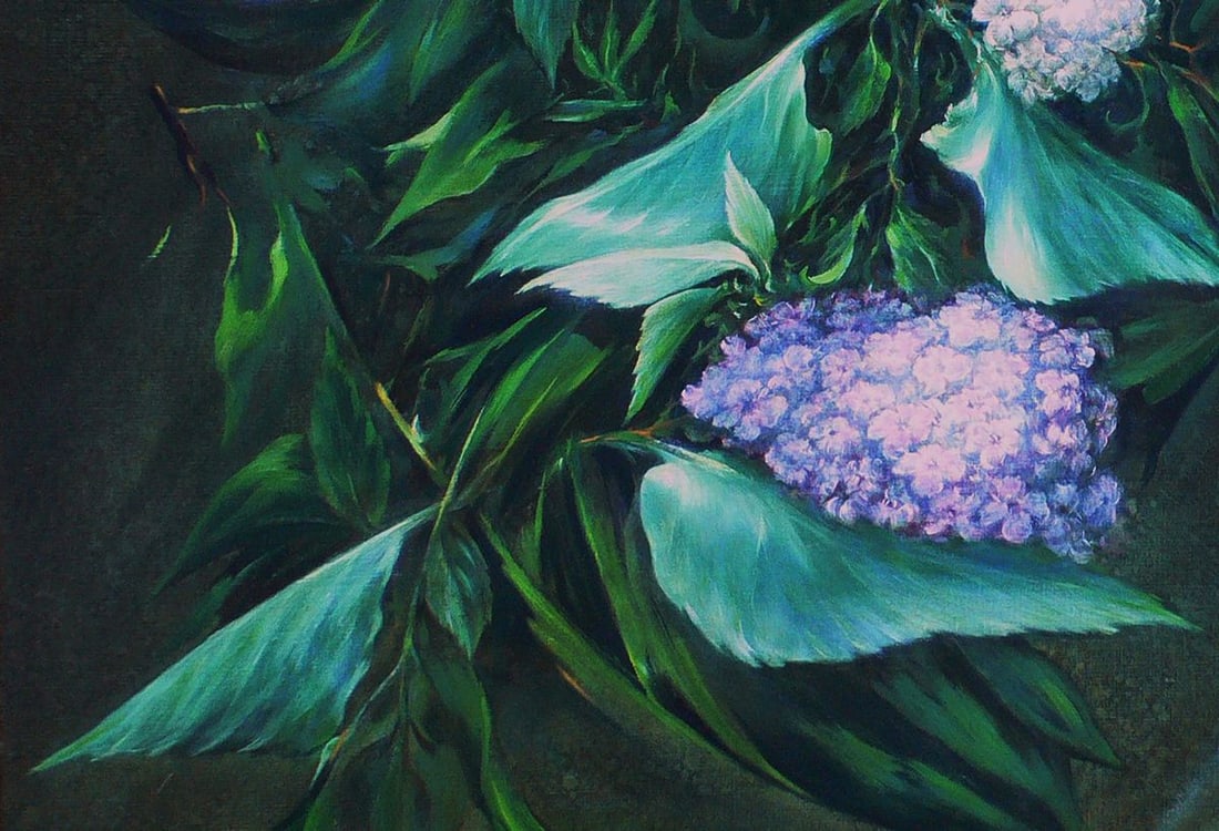 Oil painting Colorful lilac Vasily Korkishko - 3