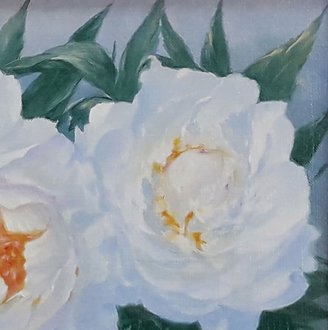 Oil painting White peonies Vasily Korkishko - 6
