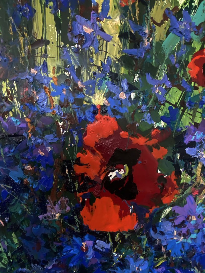 Oil painting Floral morning Oksana Ivanyuk - 4