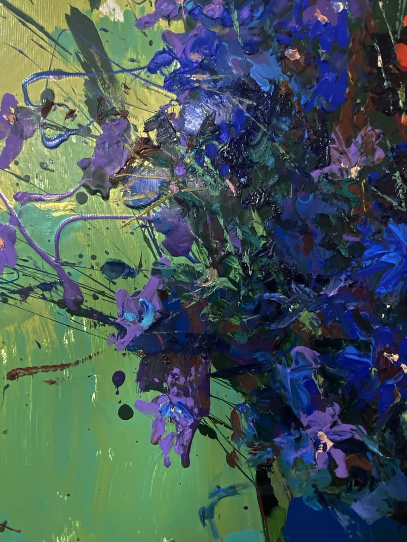 Oil painting Floral morning Oksana Ivanyuk - 5