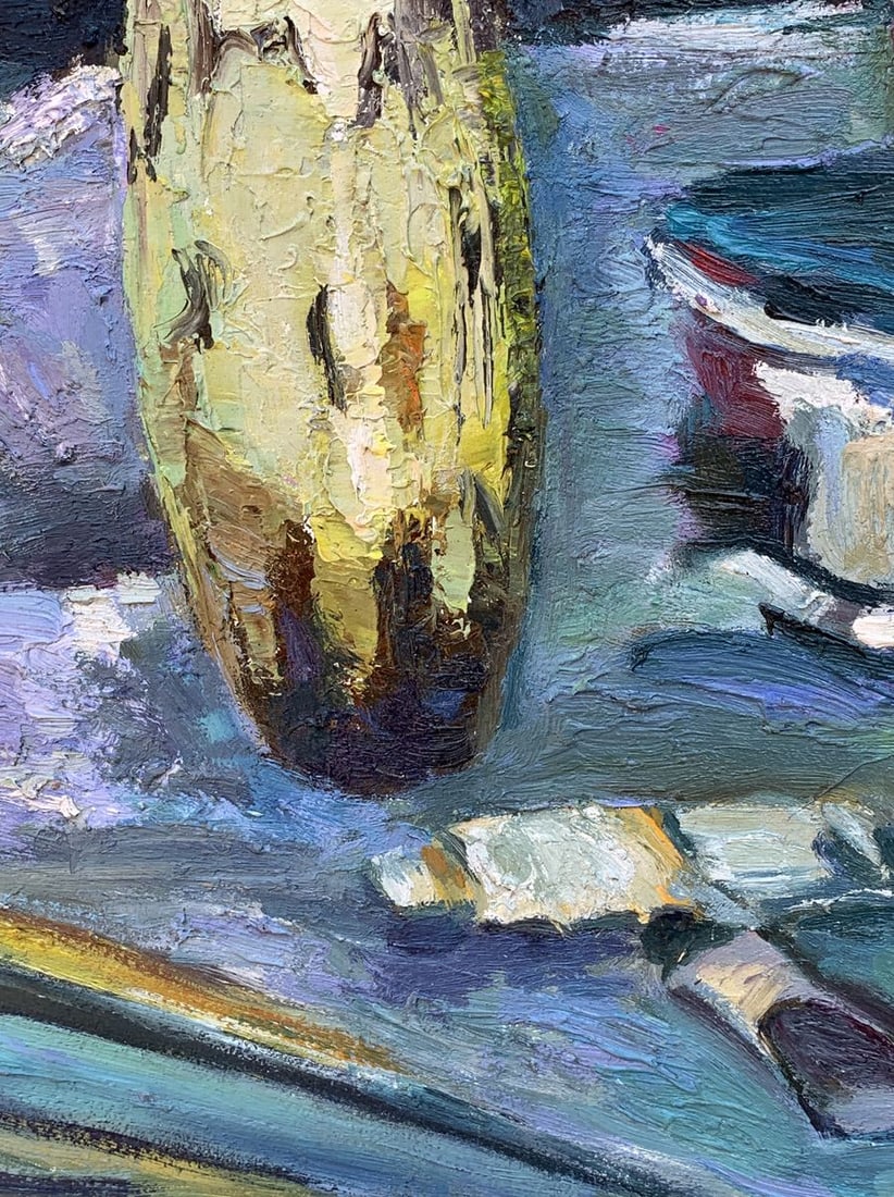 Oil painting Flowers and desktop Boris Serdyuk - 7