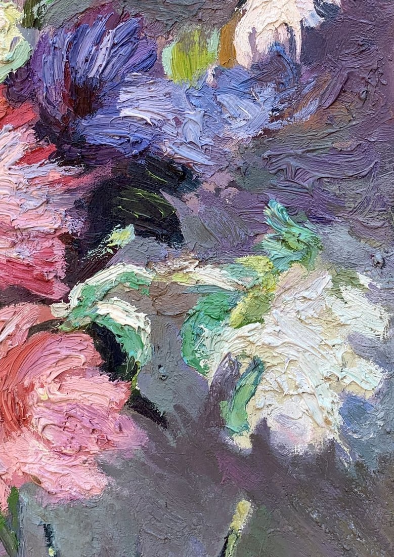 Oil painting Flowers and desktop Boris Serdyuk - 9