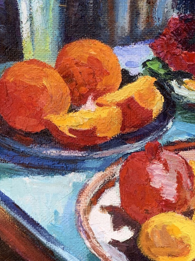 Oil painting The fruit table is set Boris Serdyuk - 8