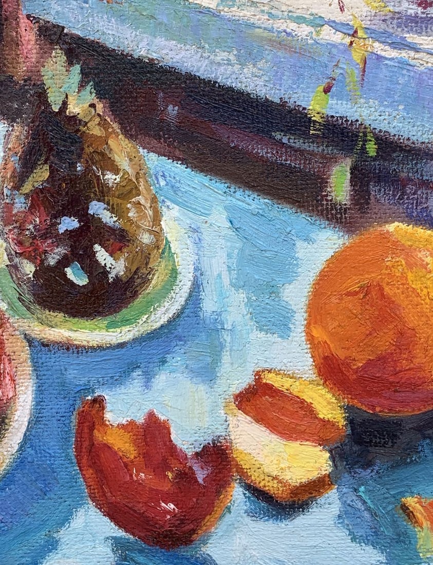 Oil painting The fruit table is set Boris Serdyuk - 9
