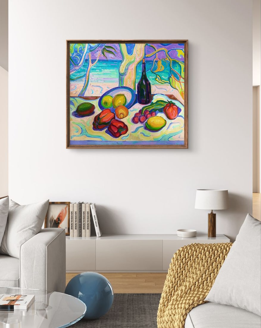 Oil painting Under the sun of the south Peter Tovpev - 2