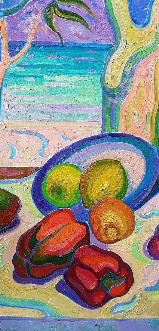 Oil painting Under the sun of the south Peter Tovpev - 6