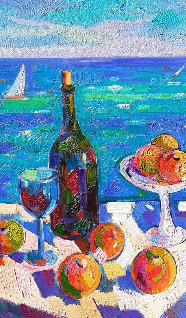 Oil painting Catch Peter Tovpev - 5