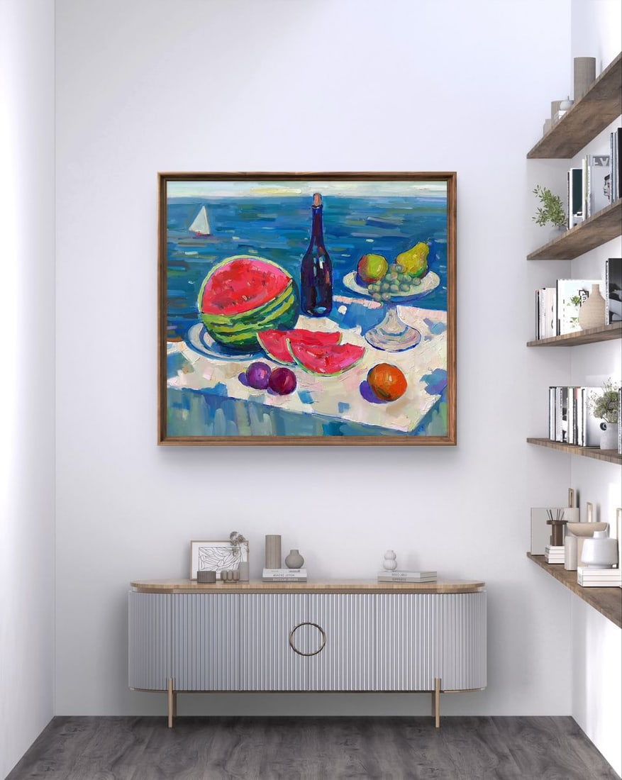 Oil painting By the sea Peter Tovpev - 2