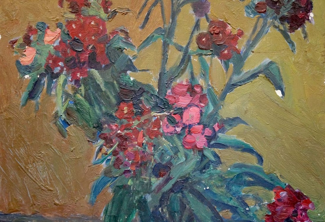 Oil painting Flowers - 3