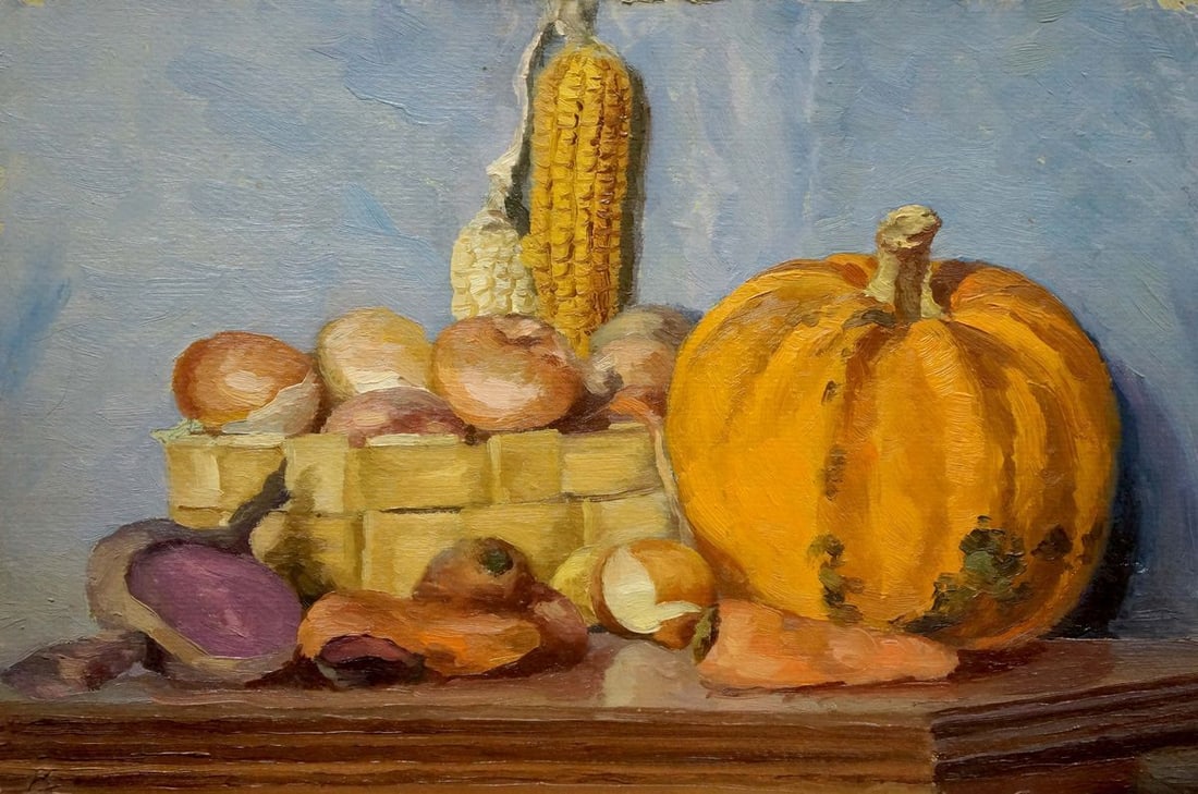 Oil painting Vegetables (1 of 8)