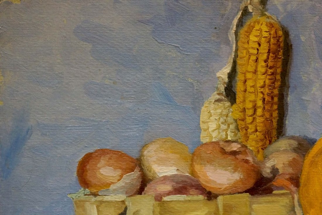 Oil painting Vegetables - 3