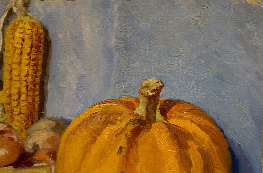 Oil painting Vegetables - 4