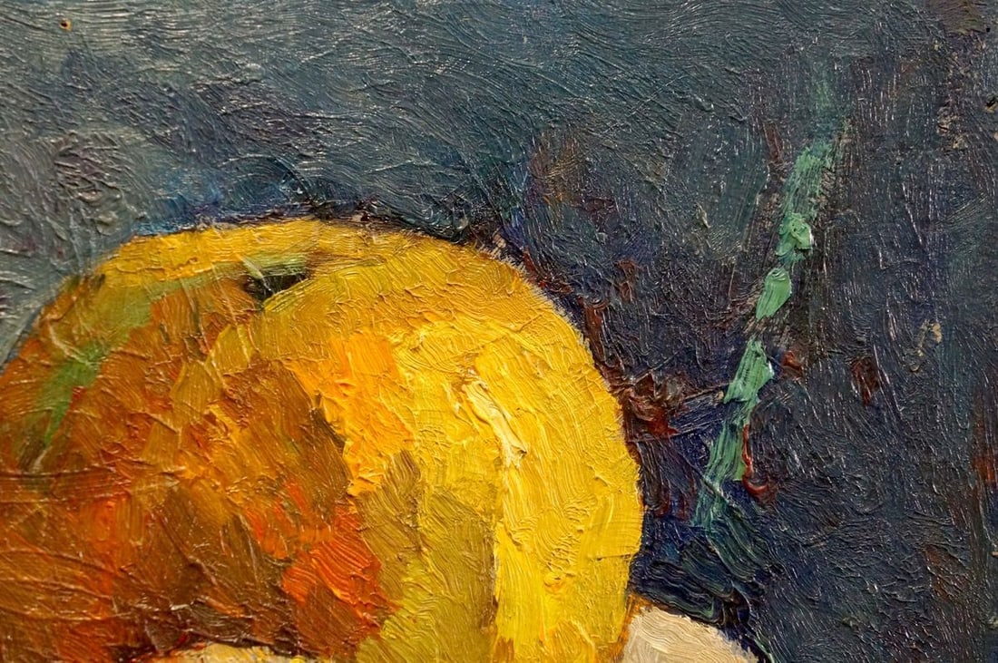 Oil painting Apples on the table Sergeev N. S. - 4