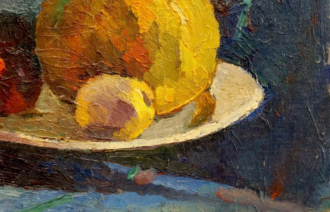 Oil painting Apples on the table Sergeev N. S. - 5