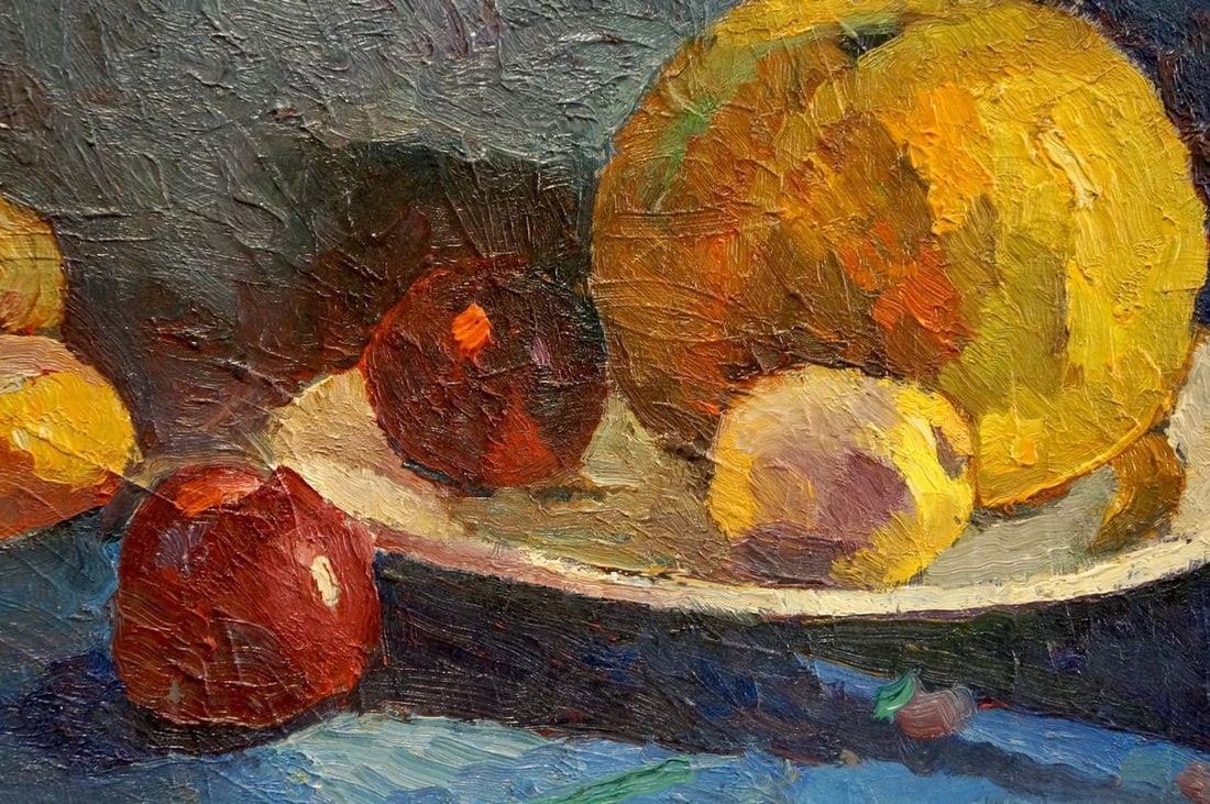 Oil painting Apples on the table Sergeev N. S. - 6