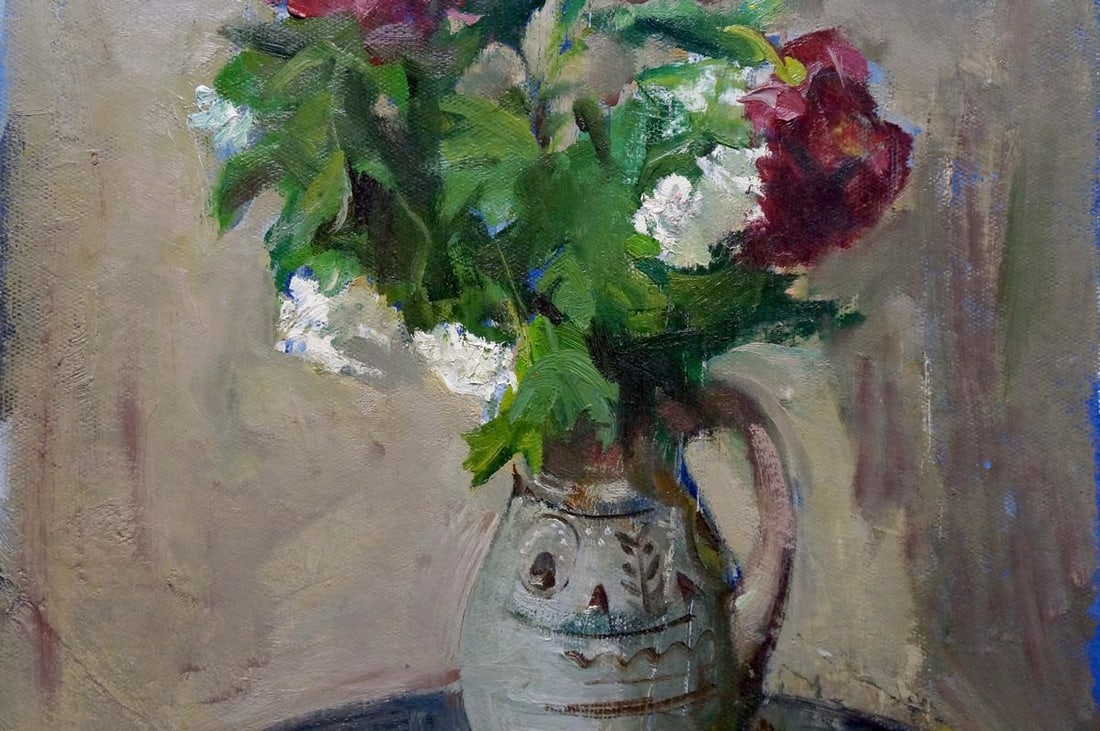 Oil painting Flowers Zatsepina Zinaida Ilyinichna - 3