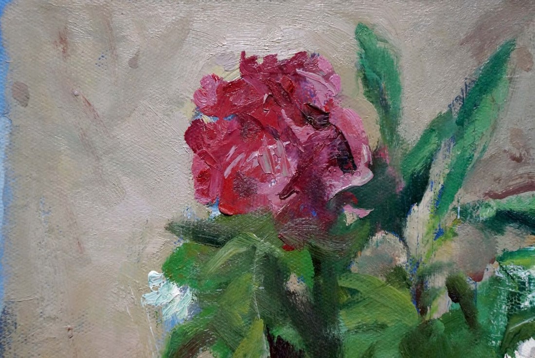 Oil painting Flowers Zatsepina Zinaida Ilyinichna - 4
