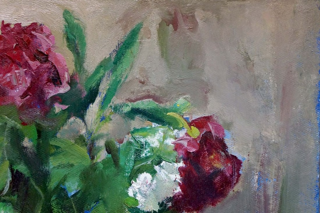 Oil painting Flowers Zatsepina Zinaida Ilyinichna - 5