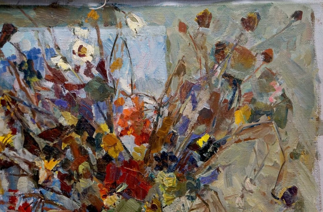 Oil painting Flowers Dovgalevskaya Vera Veniaminovna - 4