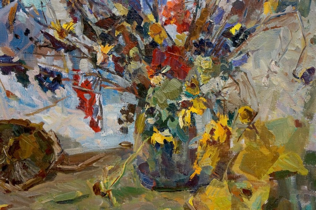 Oil painting Flowers Dovgalevskaya Vera Veniaminovna - 6