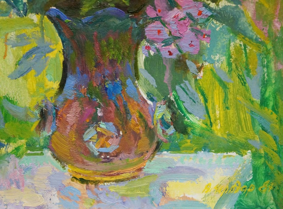 Oil painting Roses Chegodar Vasily Dmitrievich - 5