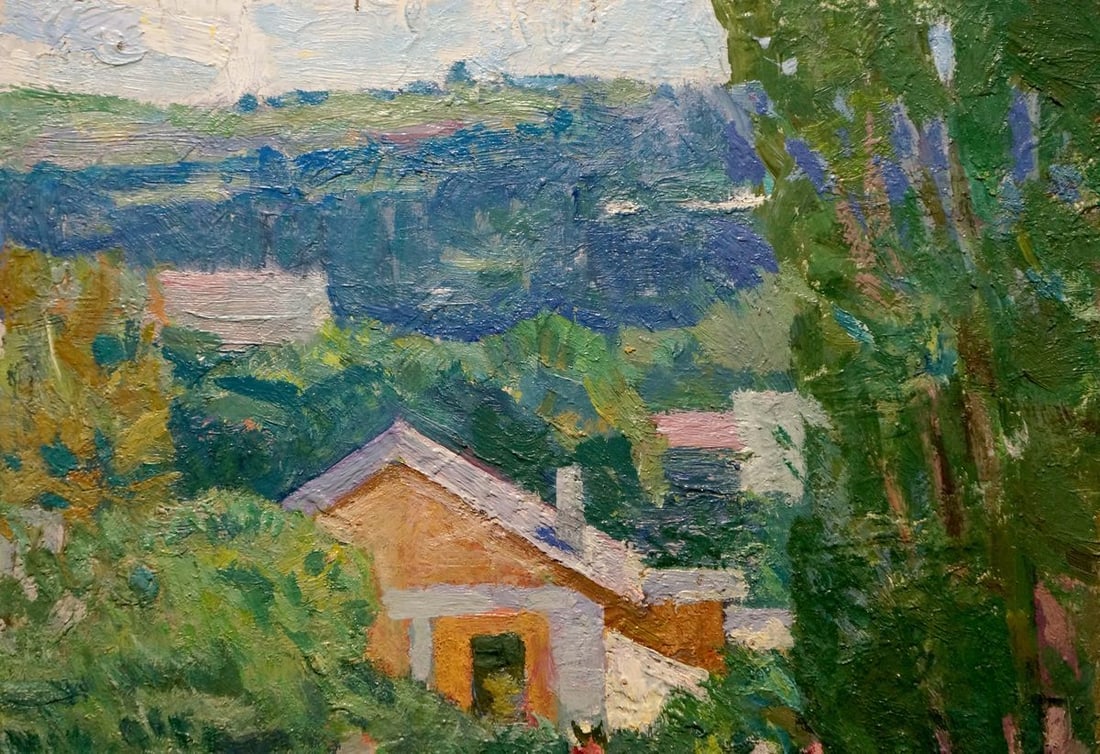 Oil painting A bouquet of flowers on the table Gaiduk Viktor Kirillovich - 4