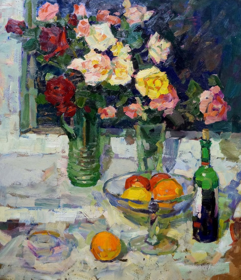 Oil painting Festive table Ryman Evgeny Nikolaevich (1 of 8)
