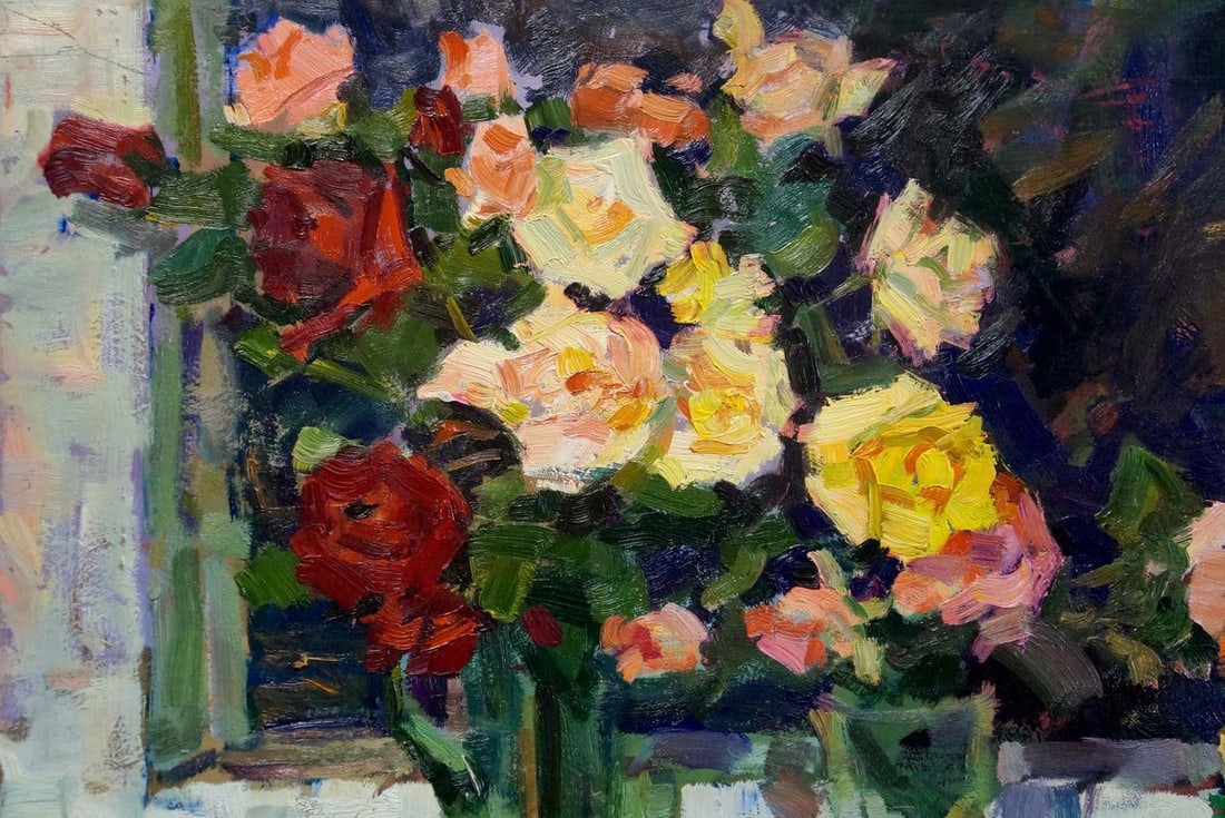 Oil painting Festive table Ryman Evgeny Nikolaevich - 3