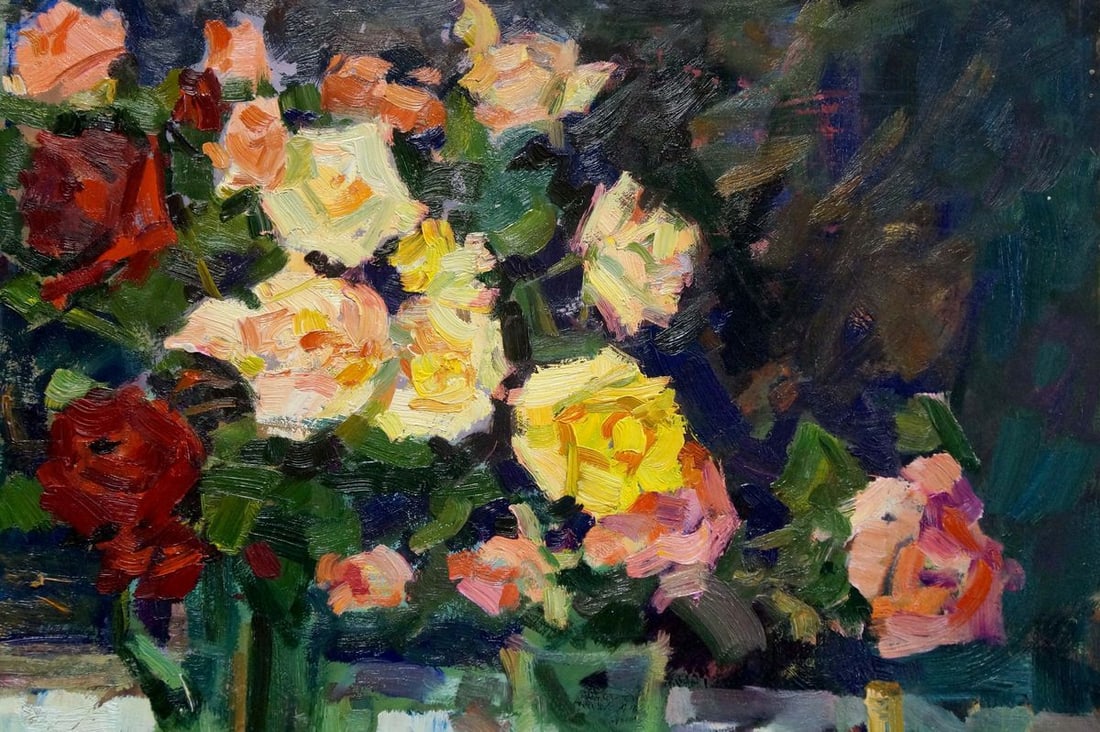 Oil painting Festive table Ryman Evgeny Nikolaevich - 4