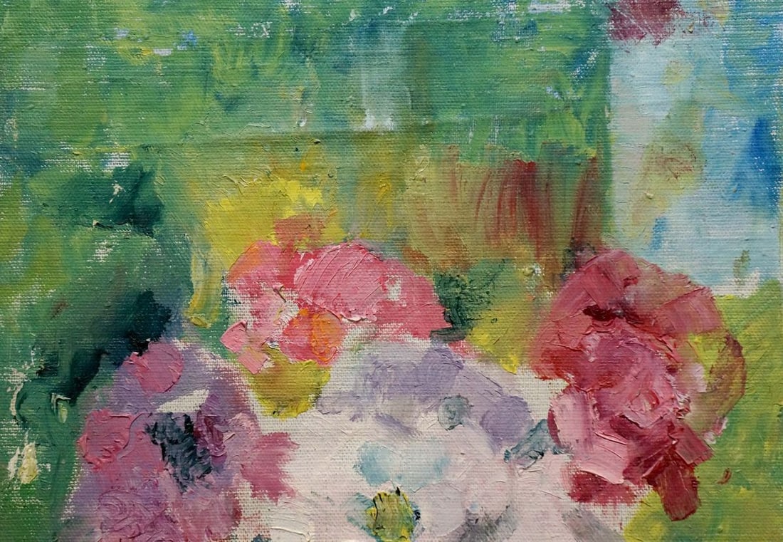 Oil painting Autumn bouquet of flowers Dovgalevskaya Vera Veniaminovna - 5