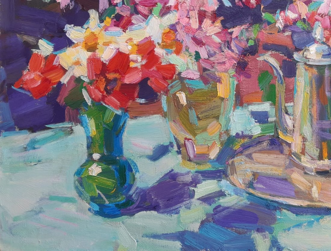 Oli painting Spring still life Tepeta Miacheslav - 4