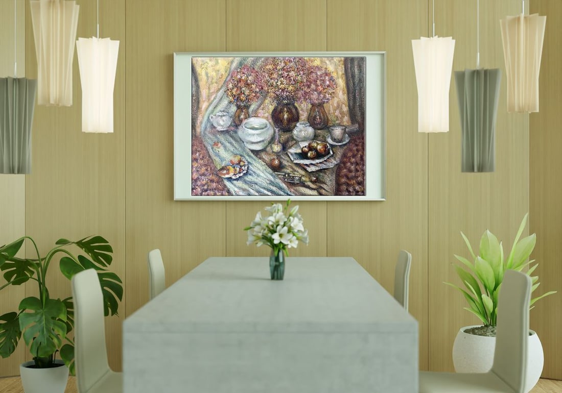 Oil painting Happy holiday Shapoval Ivan Leontyevich - 3