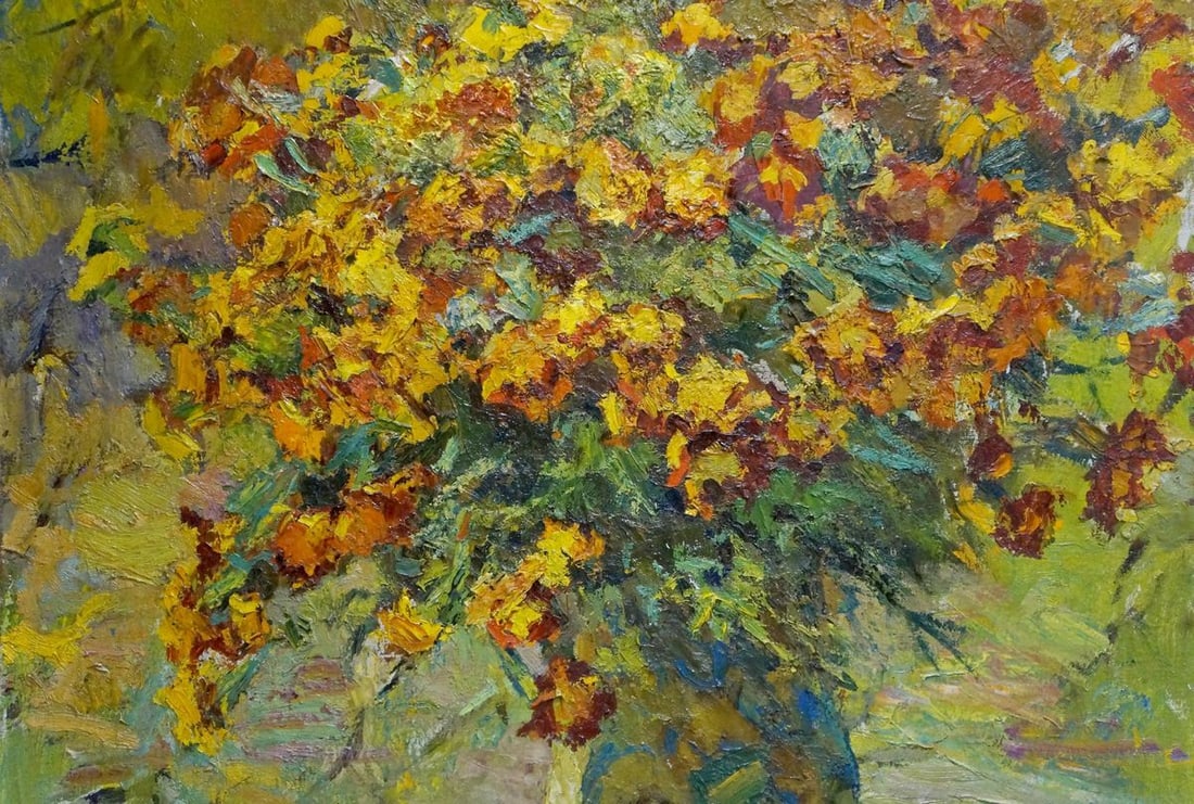 Oil painting Flowers Sokolova Zinaida Ivanovna - 3