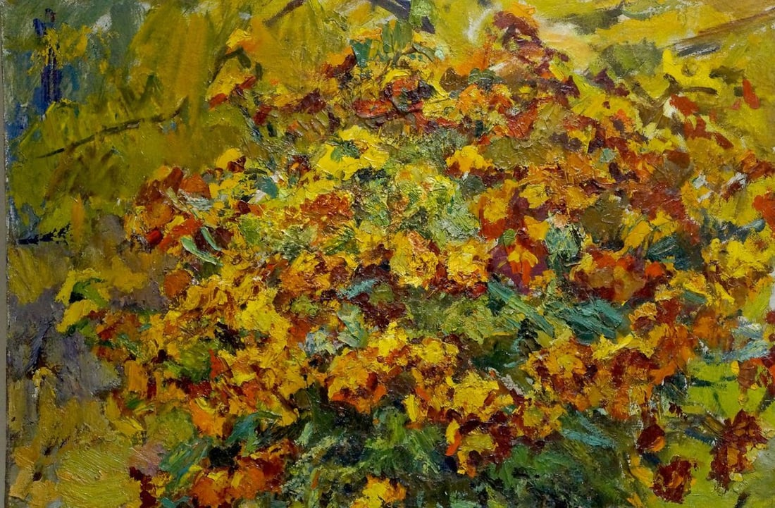 Oil painting Flowers Sokolova Zinaida Ivanovna - 4