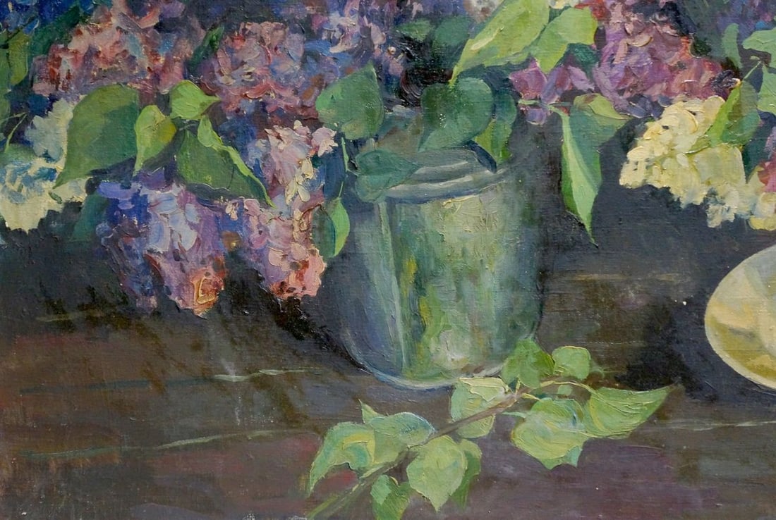 Oil painting Lilac bouquet Kerzhner Alexander Haskelevich - 2