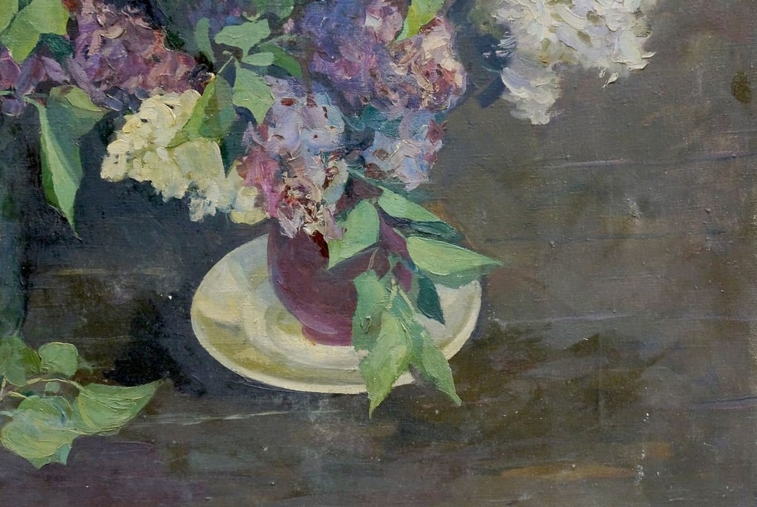 Oil painting Lilac bouquet Kerzhner Alexander Haskelevich - 5