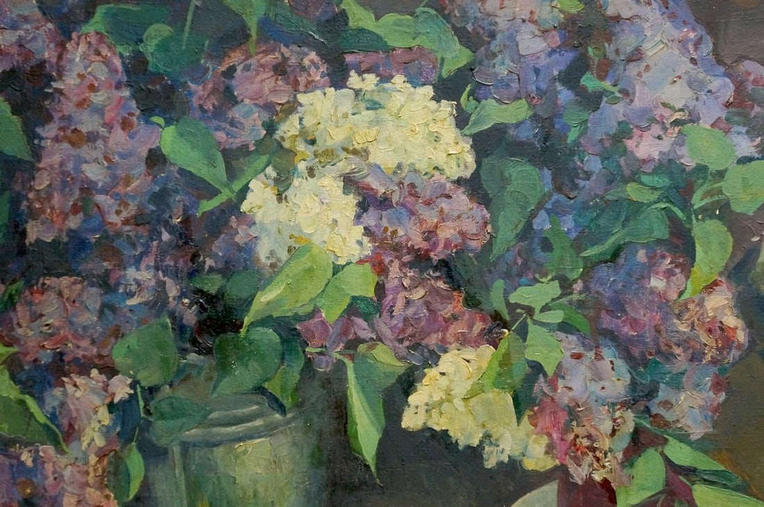 Oil painting Lilac bouquet Kerzhner Alexander Haskelevich - 6