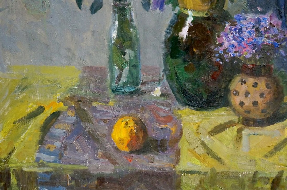 Oil painting Flowers Golub Stepan Filippovich - 2