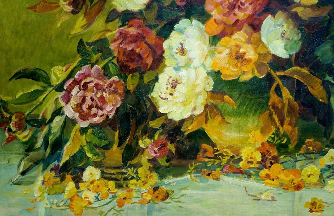 Oil painting Flowers Zorya Galina Denisovna - 2