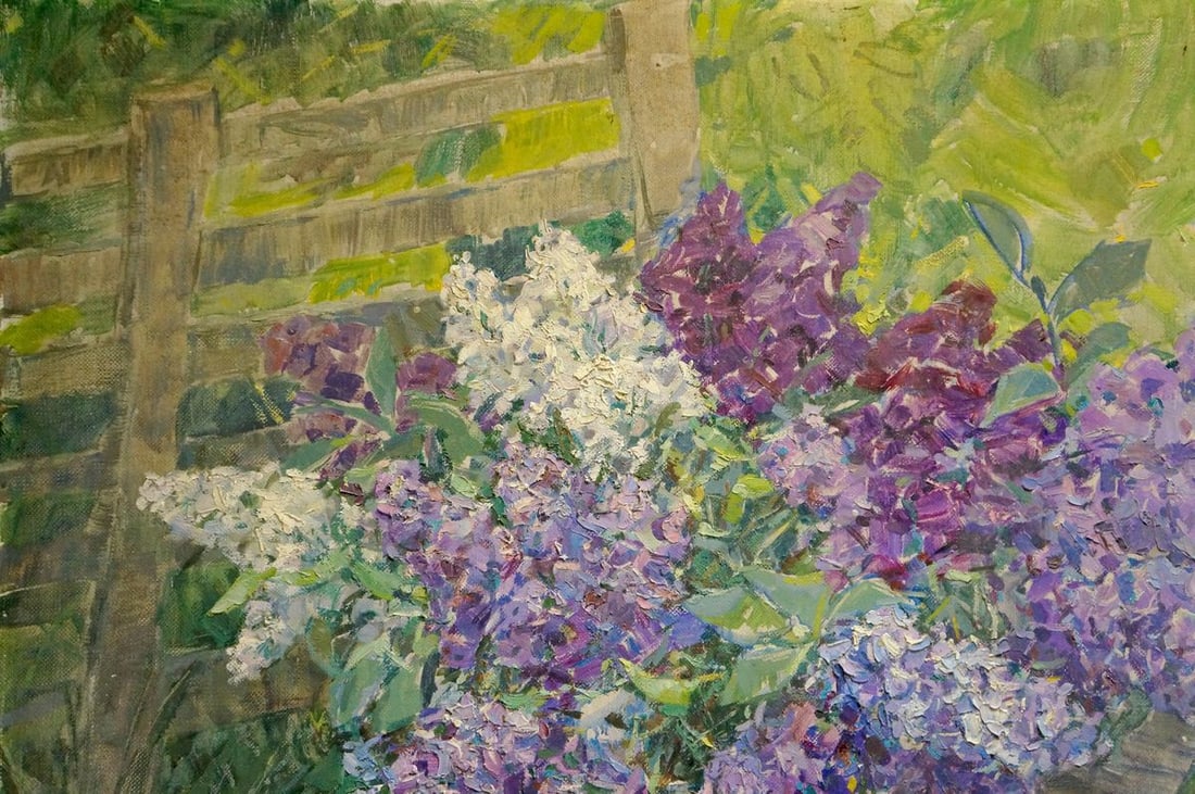 Oil painting Lilacs Dragomirova Nina Stepanovna - 3
