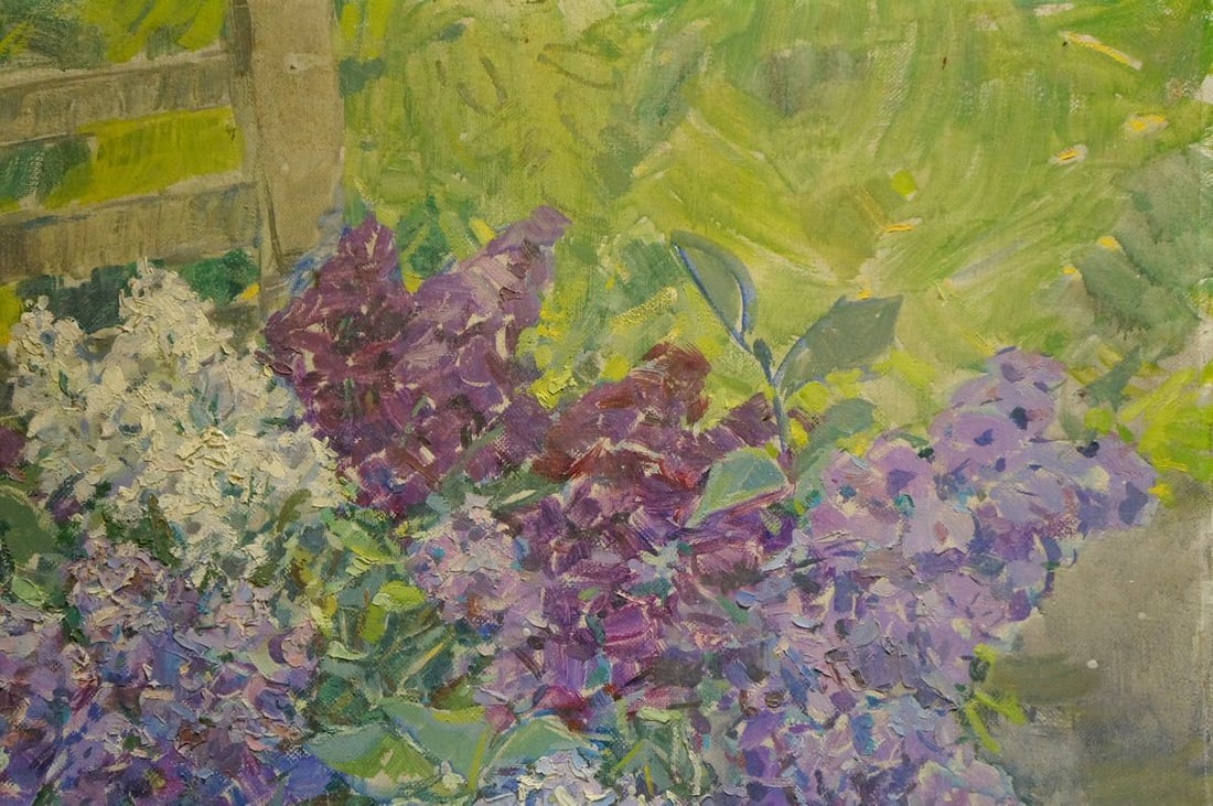 Oil painting Lilacs Dragomirova Nina Stepanovna - 4