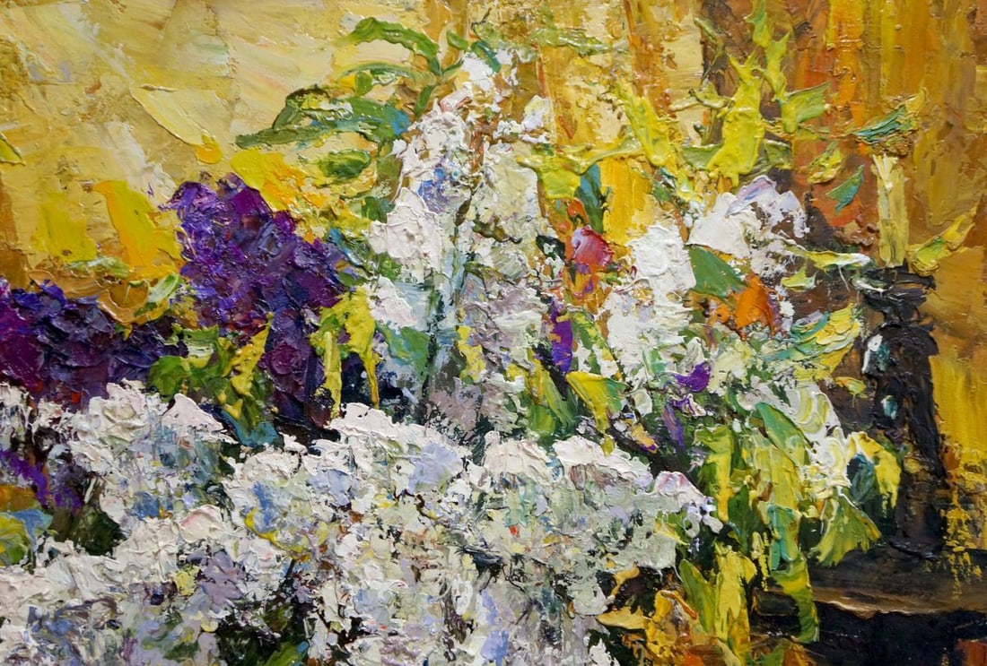 Oil painting Flowers Shapovalov Sergey Gavrilovich - 4