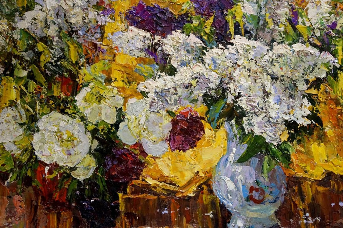 Oil painting Flowers Shapovalov Sergey Gavrilovich - 6