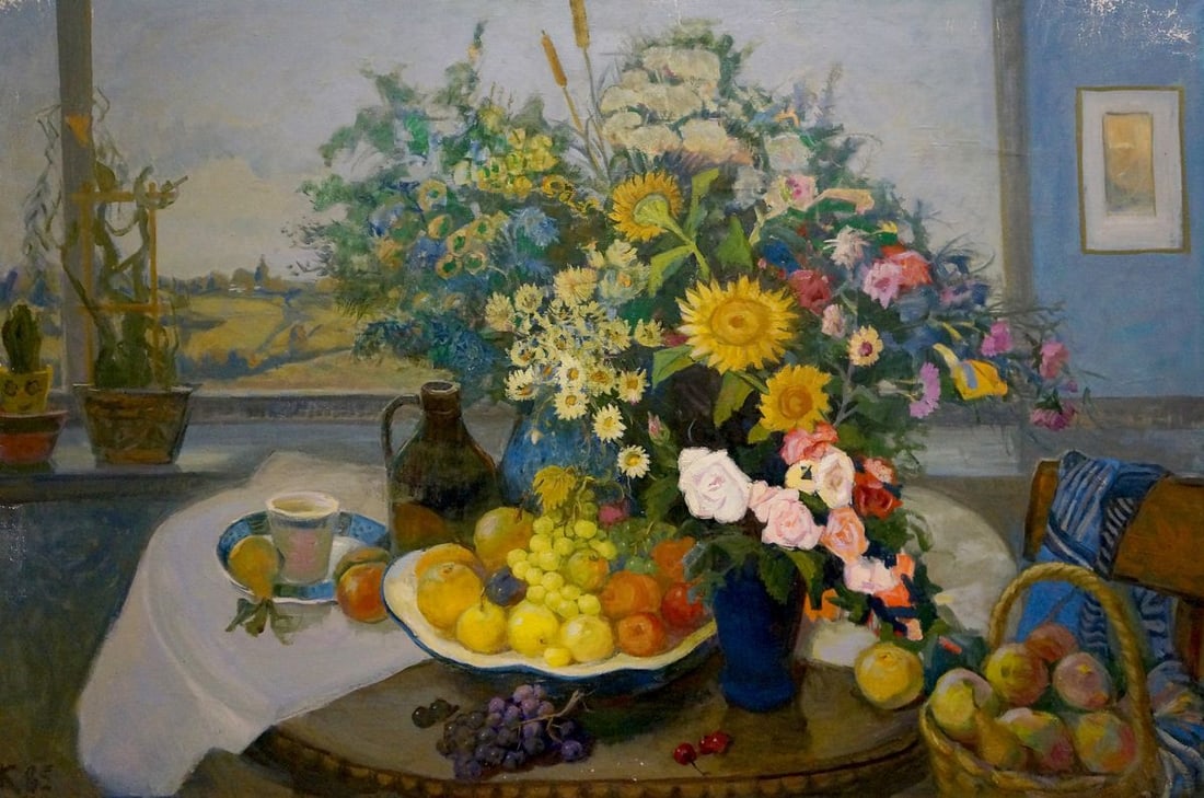 Oil painting Still life Kovalev Fedor Vlasovich (1 of 8)