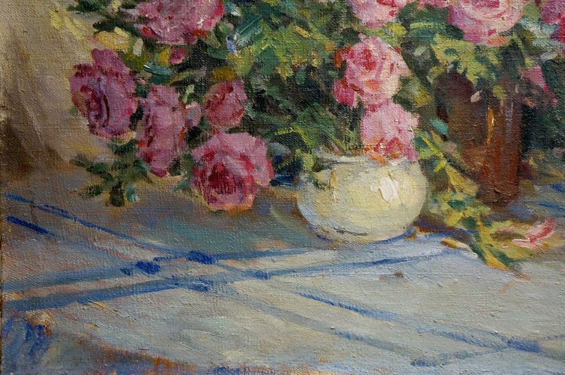 Oil painting Bouquet of roses Malinka Victor Alexandrovich - 2