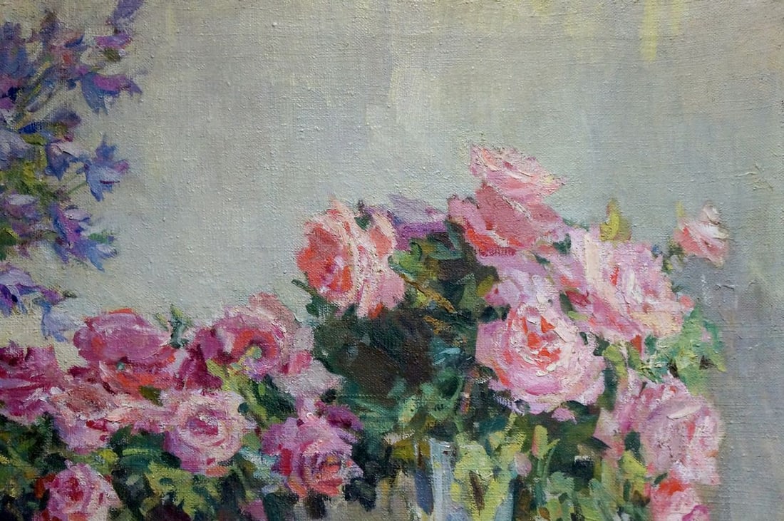 Oil painting Bouquet of roses Malinka Victor Alexandrovich - 4